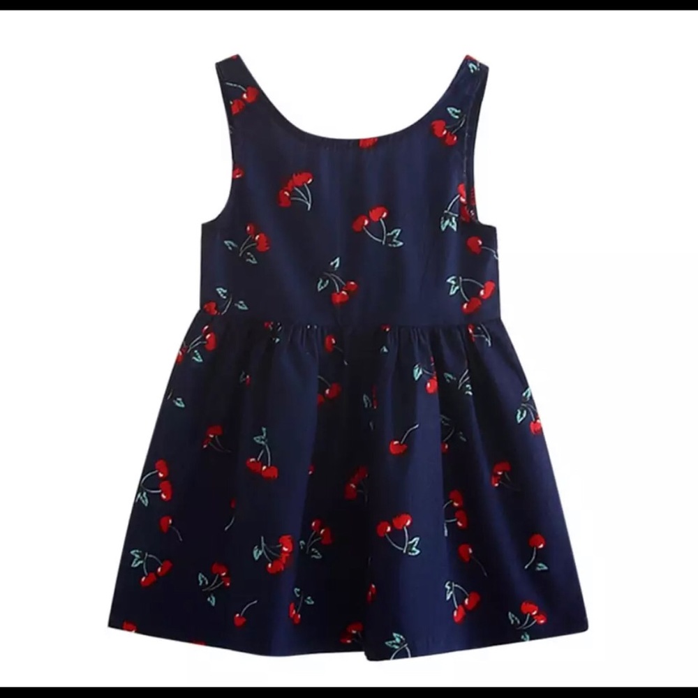 Cherry toddler girl dress * B6